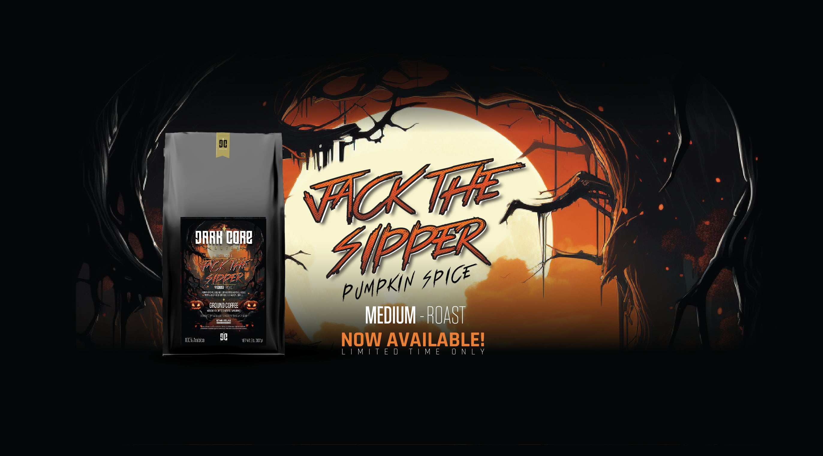 Jack the Sipper, pumpkin spice medium roast — now available for a limited time